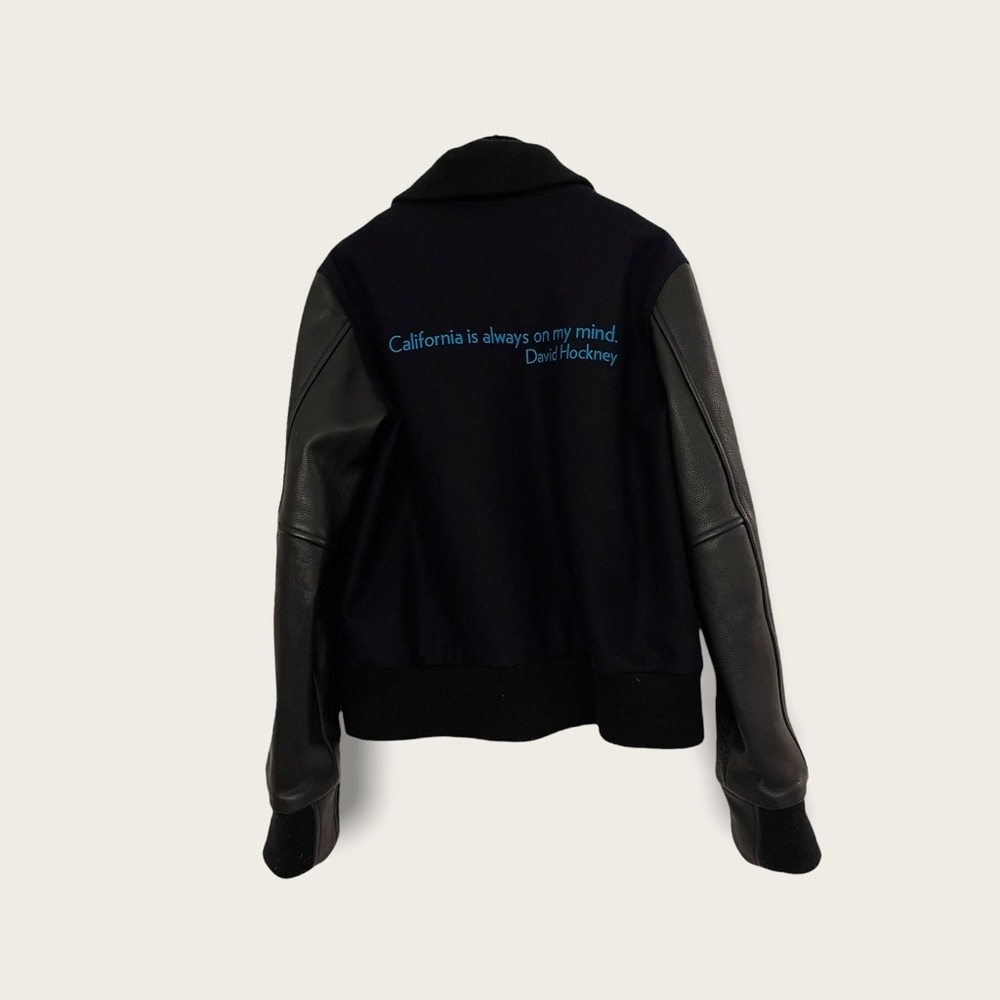 re:la bomber jacket limited edition, David Hockney California quote - Picture 2 of 7